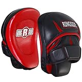 Ringside Pro Panther Boxing MMA Punch Mitt, One Size, Red/Black
