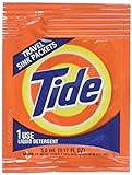Tide Travel Sink Packets 3ct Laundry Detergent for Hiking, RV, Camping, Backpacking, Outdoors, International (Pack of 2)