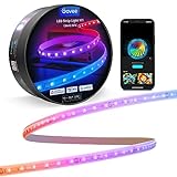 Govee RGBIC LED Strip Lights M1 with Matter, 6.56ft WiFi LED Lights for Cabinet, TV, Bed and Gaming Desk, Smart LED Lights Work with Apple Home, Alexa, Google Assistant and SmartThings, Christmas