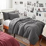Dorm Haul™ Cozy College Comforter Set - Twin XL Bedding - Granite Gray