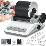 AVENHO Rock Tumbler Kit, Professional Rock Polisher with Rough Gemstones and 4 Polishing Grits, Great Science Kit for Geology Enthusiasts, Kids and Adults