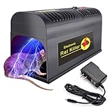 Electric Rat Traps - Mouse Trap Indoor Instant Kill Rodent Killer with Powerful Voltage, Efficient Pest Control Traps Works for Mice Chipmunks, Squirrels, No Touch and Non-Toxic, Safe for Pets