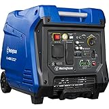 Westinghouse Outdoor Power Equipment 4500 Peak Watt Super Quiet Portable Inverter Generator, Remote Electric Start with Auto Choke, Wheel & Handle Kit, RV Ready, Gas Powered, Parallel Capable