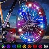 Activ Life Bike Lights, Galactic, 1-Tire Pack LED Bicycle Christmas Lights for Wheels with Batteries Included, Best Lights for Night Riding, Christmas Stocking Stuffers, Gifts for Kids & Adults