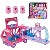 Hatchimals CollEGGtibles, Transforming Rainbow-Cation Camper Toy Car with 6 Exclusive Characters, 10 Accessories, Kids Toys for Girls Ages 5 and up