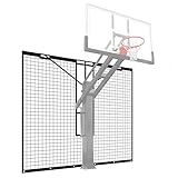 Basketball Yard Guard Defensive Net System - Heavy Duty 12FT x 10FT Rebounder with Foldable Net，Basketball Returns Net Made for Basketball Hoops with a 12”x8”, 8”x6”, 6”x6” or 5”x5” Main Pole.