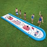 WOW Sports Mega Water Slide - Slip and Slide for Kids and Adults - Backyard Inflatable Water Slide with Sprinkler - Tear Resistant - 25 ft x 6 ft