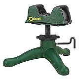 Caldwell The Rock Jr Adjustable Ambidextrous Rifle Shooting Rest for Outdoor Range, Green/Black