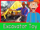 Learn about Diggers for Kids with Blippi - Parts of an Excavator