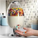 Automatic Treat dspenser Motion Activated Touch free Dispenser Gumball Candy Snacks Peanuts Desktop candy dispenser White