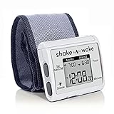 TechTools Vibrating Alarm Clock - Shake N Wake - Silent Alarm Wristband Watch - Upgraded Version with Dual Alarms