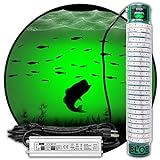 Green Blob Outdoors Underwater Fishing Light L7500/15000 with 30ft or 50ft 110 Volt AC Power Cord, Crappie, Snook, Fish Attractor (7500, 30ft Cord)