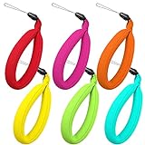Weewooday 6 Pcs Floating Wrist Strap Waterproof Camera Phone Float Lanyard Foam Floating Band for Camera, Cell Phone, Waterproof Bag, 6 Colors