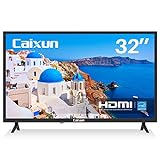 Caixun EC32T1H, 32 inch HD 720P LED TV with HDMI, USB, AV in, Optical (HDMI Cable Included - 2022 Model)