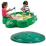 Turtle Sandbox with Cover for Kids Outdoor Creative Play , New