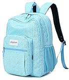 abshoo Classical Basic Womens Geometry School Backpack For College Teen Girls Water Resistant Bookbag (Geometry Blue)