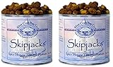 Blue Crab Bay Co. 'Skipjacks' - Spicy Honey Roasted Peanuts - 12 Oz. Tin (Pack of 2)