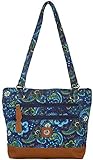 Stone Mountain Quilted Donna Tote Handbag One Size Blue multi