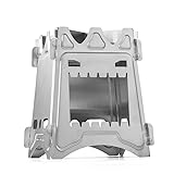 Lightweight Portable Wood Burning Camping Stove Camping Backpacking Stove Folding Wood Stove for Outdoor Hiking Camping Picnic Stove