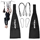 PULLUP & DIP Ab Straps, Premium Abdominal Slings for Abdominal Training, Padded Workout Straps for Crunches, Hanging, Leg Raise, Set of 2 Ab Slings for Pull-Up and Chin-Up Bar