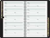 AT-A-GLANCE Telephone / Address Book, Large Print, 500 Entries, 8.38 x 5.38 Inches, Black (80LP1105,Small)