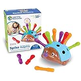 Learning Resources Spike The Fine Motor Hedgehog - Toddler Learning Toys, Fine Motor and Sensory Toys for Kids Ages 18+ Months, Montessori Toys,Educational Toys for Toddlers
