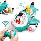 iPlay, iLearn Remote Control Airplane Toys 2 Year Old Boy, Cool RC Plane Toy for Toddlers 2 3 4, Baby Music Helicopter W/Light Sound, Fun Gift Birthday Present Two Years 18 24 Month Kid Girl Children