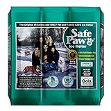 Safe Paw, Child Plant Dog Paw & Pet Safe Ice Melt -22lb, 100% Salt/Chloride Free -Non-Toxic, Vet Approved, No Concrete Damage, Fast Acting Formula, Last 3X Longer