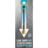 Leak Saver Direct Inject Dry A/C Moisture Remover (No Leak Sealant, Moisture Remover Only) - For Systems Up to 5 Tons - Converts Moisture into Synthetic Oil - Created and Used by HVAC Pros - USA Made