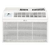 LG 5800 BTU Window Air Conditioners [2023 New] Remote Control Ultra-Quiet Compact-size Washable Filter Multi-Speed Fan Cools 260 Sq.Ft. Small Room AC Unit air conditioner Easy Install White LW6023R