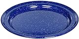 GSI Outdoors 10 Inch Enamelware Plate for Camp, Cabin and Farmhouse Kitchen - Blue