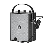 HW HAOWORKS 40W S98 Wireless Voice Amplifier Portable Bluetooth 5.3 PA System with UHF Wireless Mic Headset and Belt, Megaphone Speaker and Microphone Set for Teachers, Indoor/Outdoor Events
