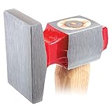 Fairmount Flat Dressing Hammer Wood Handle Body Dinging With High Crown Round And Square Faces For Work Auto Repair & Metal Forming
