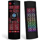 [Updated] FeBite MX3 Pro 2.4G Kodi Remote with Backlit Mini Wireless Keyboard Mouse Air Control for Android Smart TV Box IPTV HTPC Mini PC Compatible with Windows iOS MAC Linux PS3 Xbox One 360