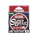 Yo-Zuri Super Braid 150 Yard Spool Dark Green 15LB