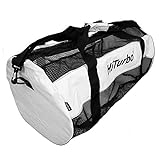 Hiturbo Mesh Duffel Bag, Dive Bags Travel Beach Gear Diving Duffels Luggage for Scuba, Surfing and Snorkeling (White)