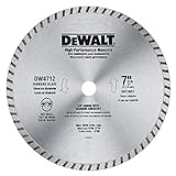 DEWALT Diamond Blade for Masonry, 7-Inch (DW4712B)