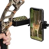 LEANPRO Phone Holder for Compound Bow Phone Mount Holder Arrow Bracket for Archery Hunting Photos and Video Moment Recorder