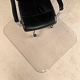 [UpgradedVersion] Crystal Clear 1/5' Thick 47' x 40' Heavy Duty Hard Chair Mat, Can be Used on Carpet or Hard Floor