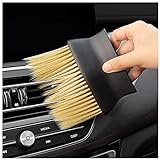 Auto Interior Dust Brush, Car Cleaning Brushes Duster, Soft Bristles Detailing Brush Dusting Tool for Automotive Dashboard, Air Conditioner Vents, Leather, Computer ,Scratch Free