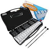 EASTROCK Xylophone, 25 Notes Glockenspiel Xylophone for Kids, Professional Xylophone Instrument Music Teaching, Gifts
