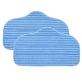 FUSHUANG 2 Pack Microfiber Mop Pads Compatible with McCulloch MC1275 and Steamfast Canister Steam Cleaner Models SF-275, SF-370, Part Number A275-020, Works with Model MC1275