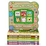 My First Storyteller Baby Animal Stories - Toddlers Read & Sing Along Electronic Story Book & Music Player Library, Ages 1-4 (My First Storyteller: ... Music and Read-along Player With Books)