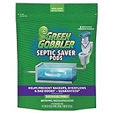 Green Gobbler SEPTIC SAVER Treatment Pods with Bacteria For Healthy Septic System, 6 Month Supply, 1.30 oz (Package May Vary)