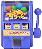 Kidsmania Candy Jackpot Slot Machine Candy Dispenser, 0.7-Ounce Candy-Filled Dispensers (Pack of 12)
