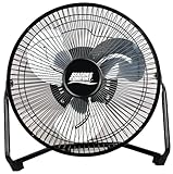 Seasons Comfort 9 inch High Velocity Heavy Duty Fan, Black