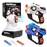 Laser Tag, 2 Lazer Toy Gun of Projector with Digital LED Score Display, Gifts for Kids, Teens, Adults, Shooting Battle Games with 3 Targets, Birthday Gift Toys for 6 7 8 9 10 11 12+Year Old Boys Girls