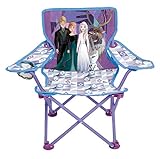 Jakks Pacific Disney Frozen 2 Camp Chair for Kids, Portable Camping Fold N Go Chair with Carry Bag