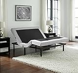 Irvine Home Collection Queen Adjustable Bed Base | Full Body Massage | USB Ports | Zero Gravity | Anti-Snore | Memory Positions | Under Bed Lighting | Wireless Remote | Extended Warranty