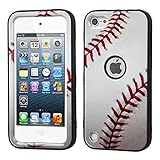 MYTURTLE iPod Touch 7th 6th 5th Generation Case Military-Grade Hybrid Shockproof Nonslip Protective Cover for iPod Touch 7 (2019), iPod Touch 5/6 (2015), Sports Fan Series, Baseball